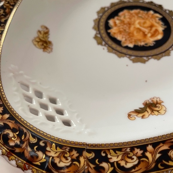 2Bacchus T. Limoges Porcelain Covered Trinket Dish & oval serving platter France - Picture 7 of 9